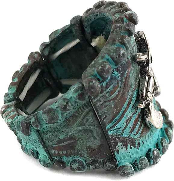 Western Pistol Gun Stretch Ring
