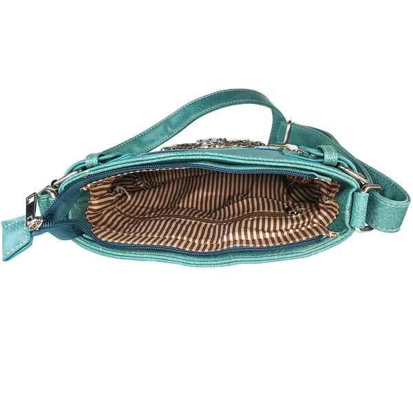 Cross Angel Wings Tree Camouflage Crossbody Bag