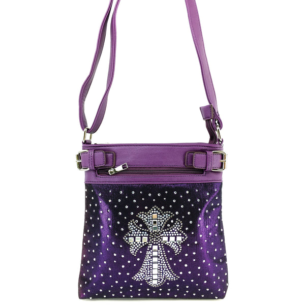 Cross Crystal Crossbody Bag