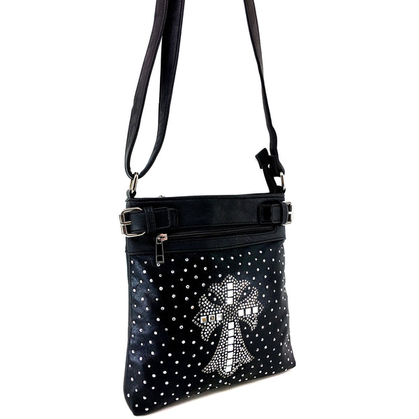 Cross Crystal Crossbody Bag