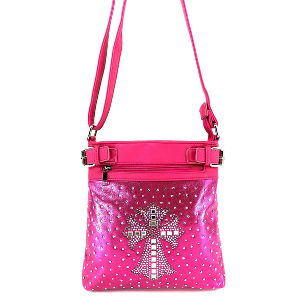 Cross Crystal Crossbody Bag