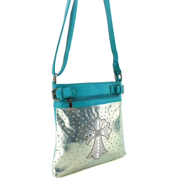 Cross Crystal Crossbody Bag