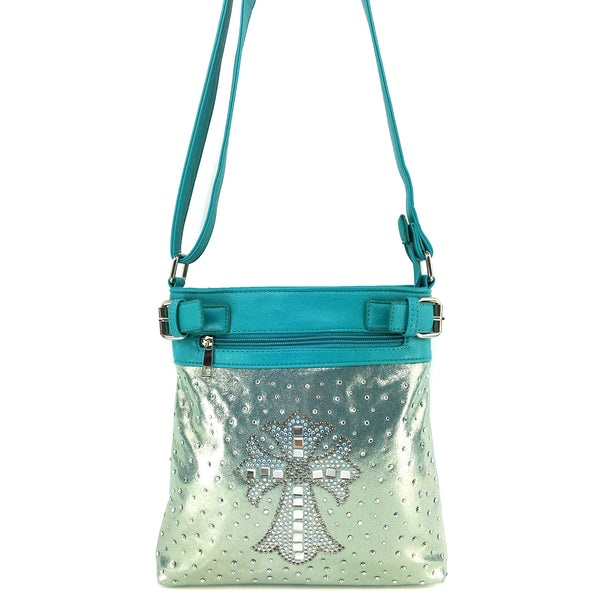 Cross Crystal Crossbody Bag