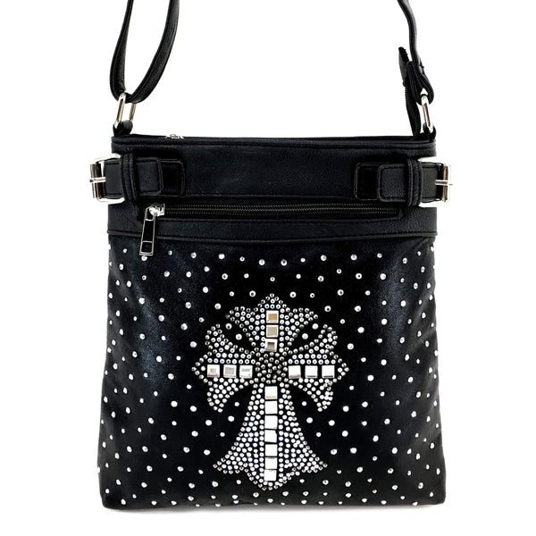 Cross Crystal Crossbody Bag