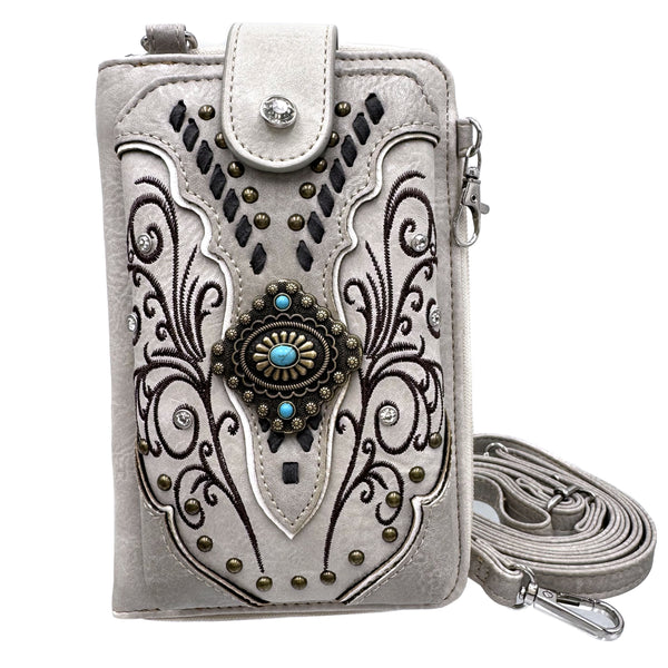 Western Crossbody Phone Wallet Purse