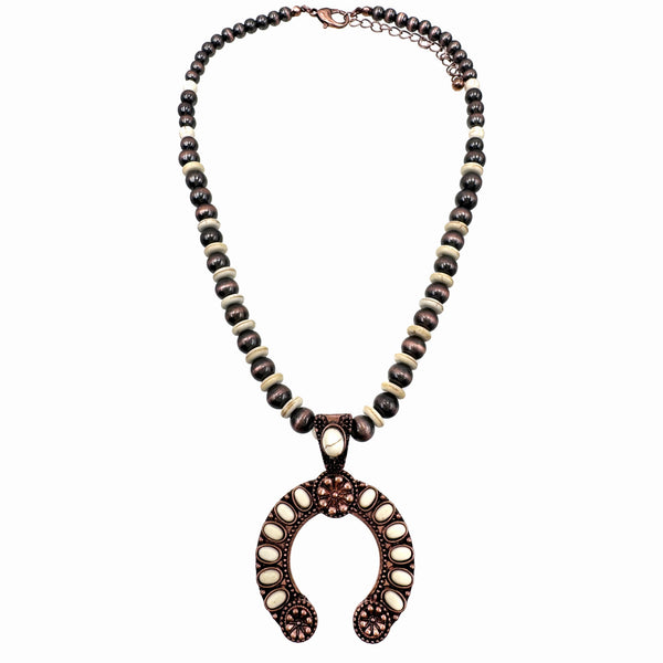Squash Blossom Bead Necklace