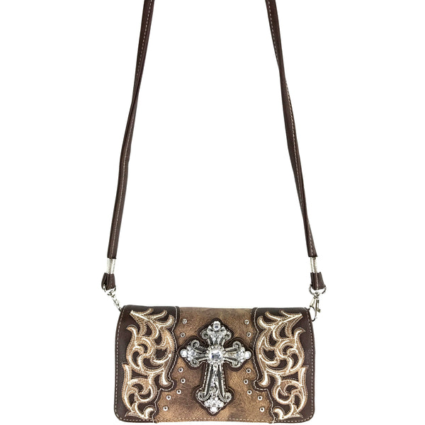 Cross Western Women's Brown Wallet Clutch