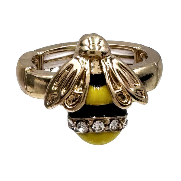 Bee Gold and Silver Ring