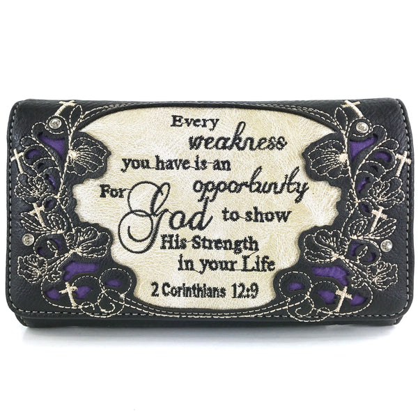 Bible Verse 2 Corinthians Western Women's Wallet