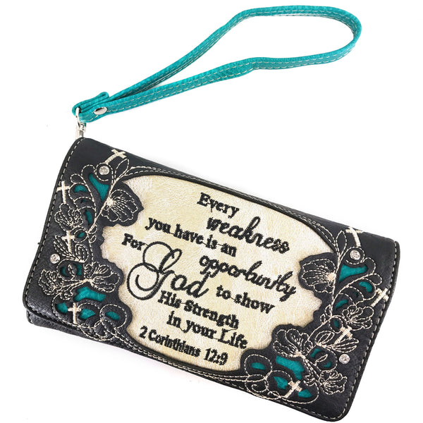 Bible Verse 2 Corinthians Western Women's Wallet