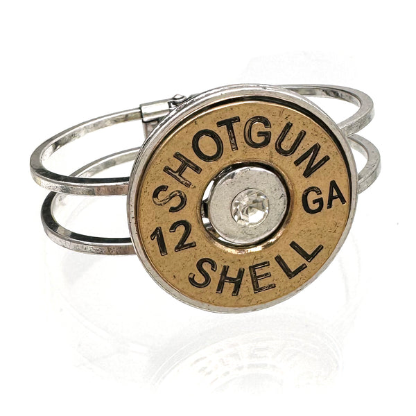 Large 12 Gauge Shotgun Bullet Shell Cuff Bangle