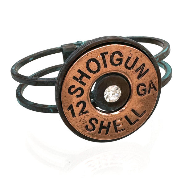 Large 12 Gauge Shotgun Bullet Shell Cuff Bangle