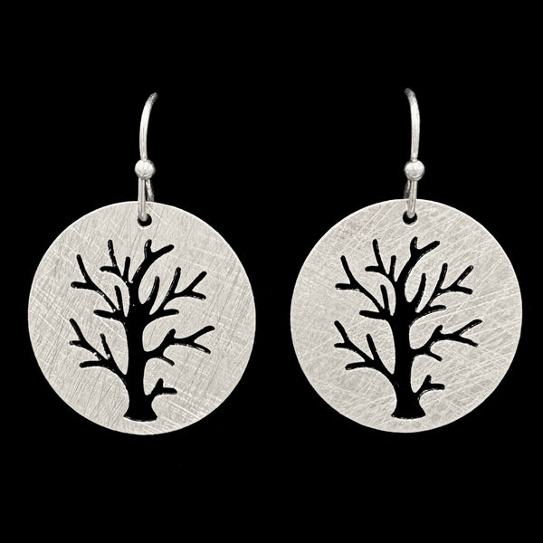 Tree of Life Brass Earrings