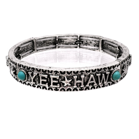 Yeehaw Western Metal Bracelet