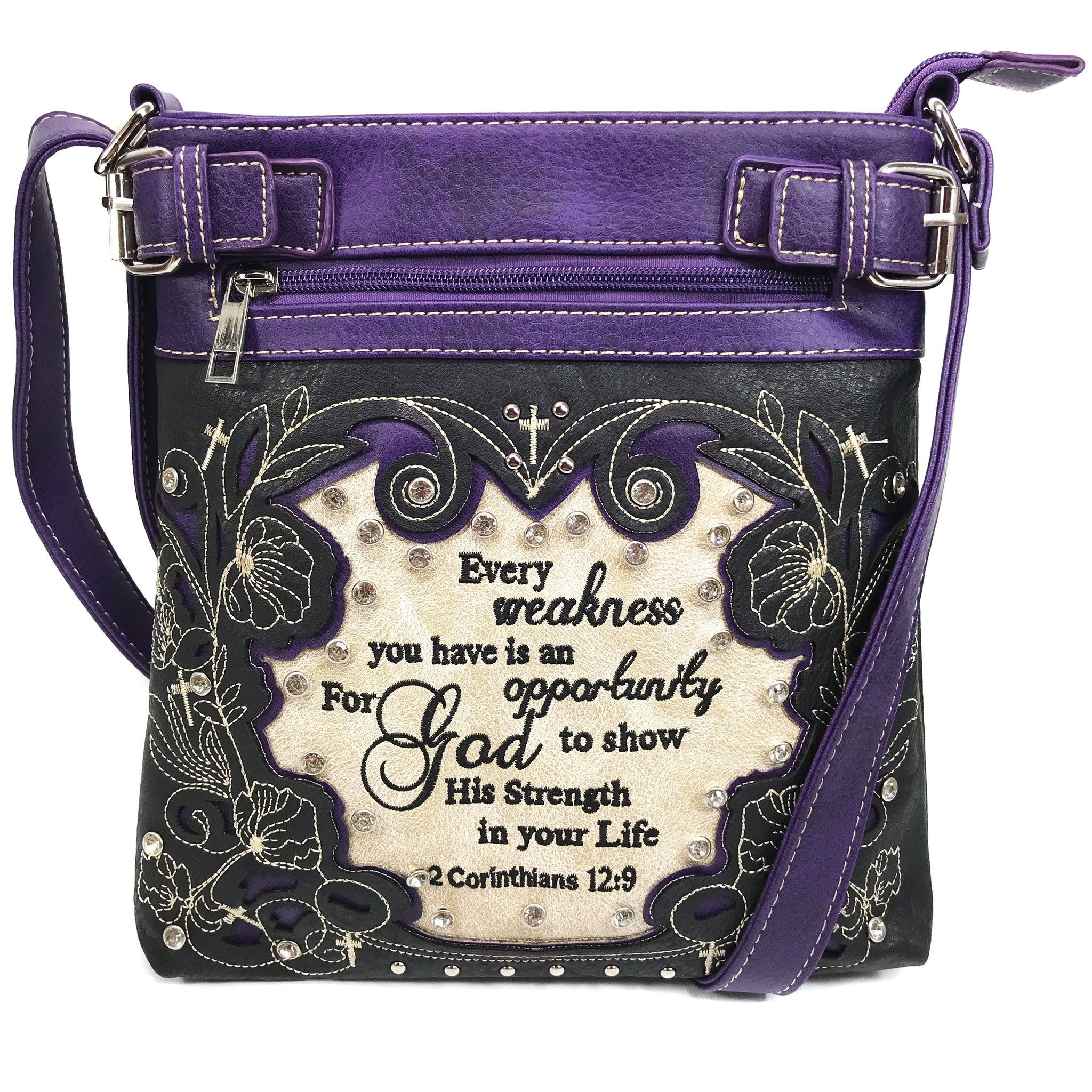 Bible Verse 2 Corinthians Western Women's Crossbody Bag