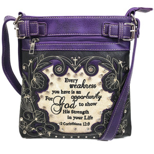 Bible Verse 2 Corinthians Western Women's Crossbody Bag