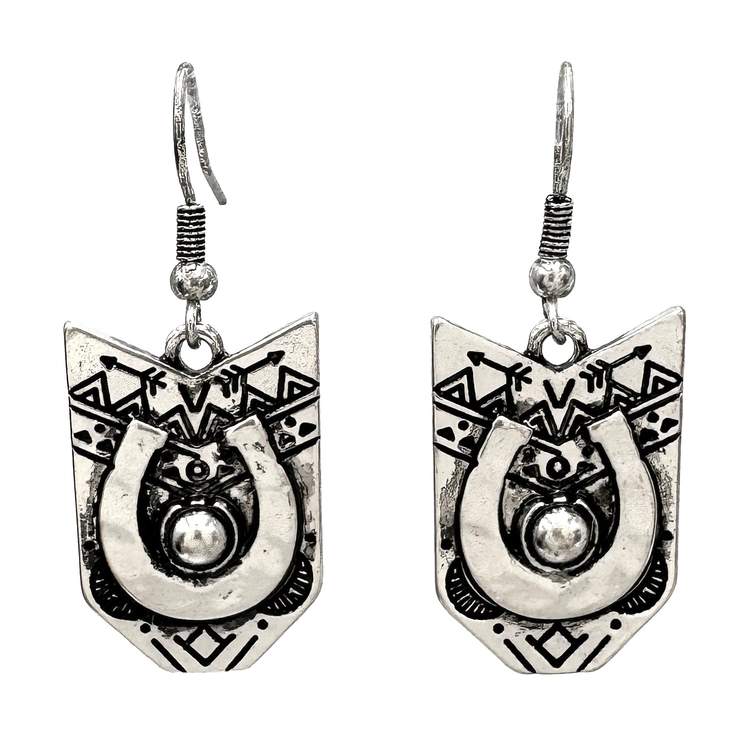 Horseshoe Navajo Earrings