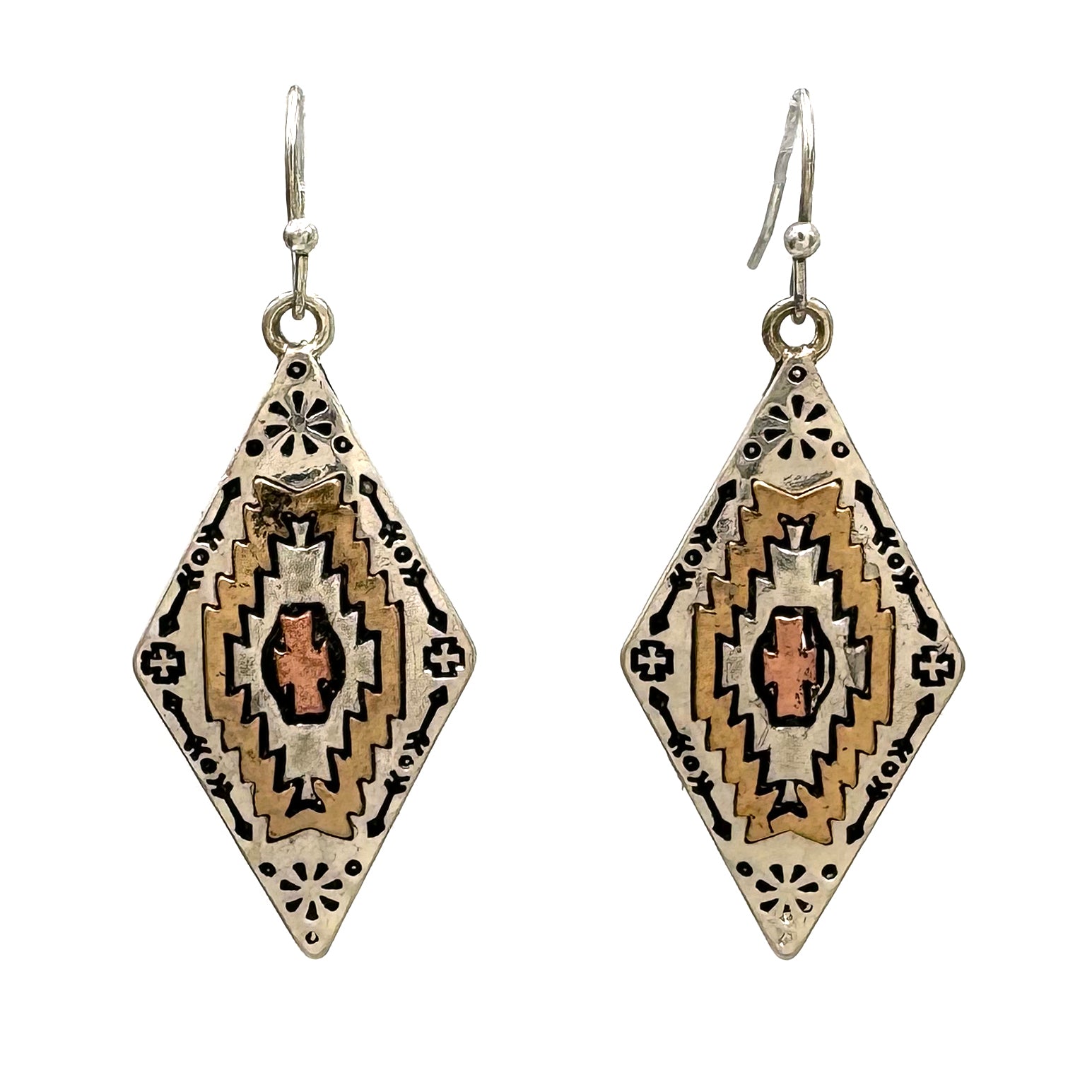 Aztec Ganado Print Earrings