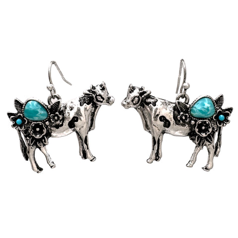 Farm Animal Western Dangle Earrings