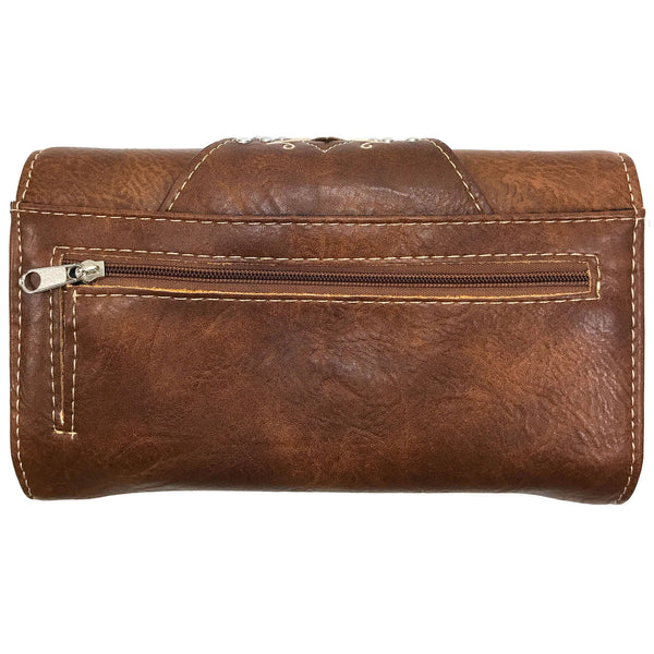 Western Women's Cowgirl Shine Buckle Wallet