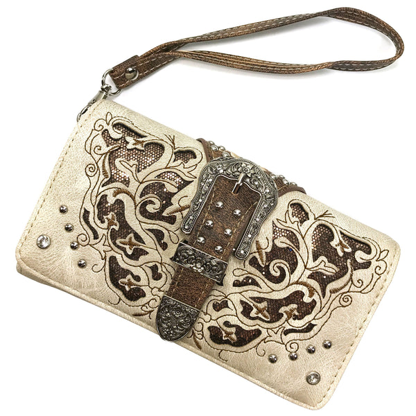 Western Women's Cowgirl Shine Buckle Wallet