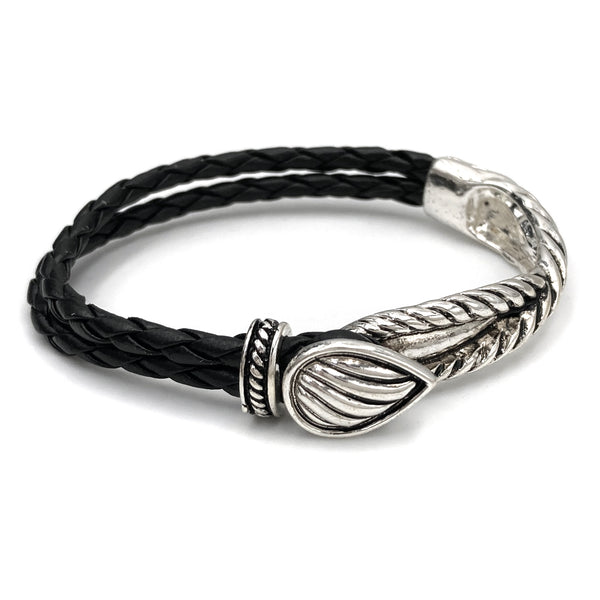 Braided Leather Rope Vintage Bracelet