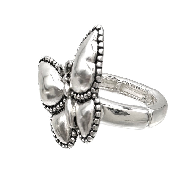 Silver Butterfly Ring