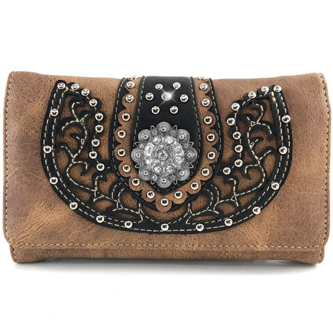Western Floral Concho Women's Wallet