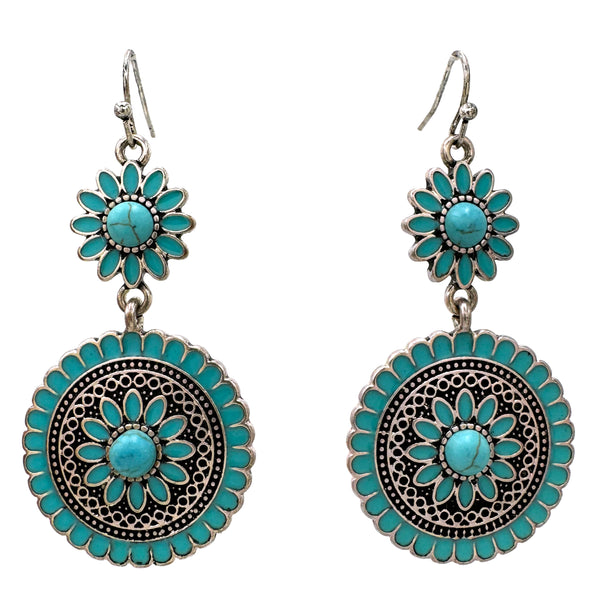 Western Flower Earrings