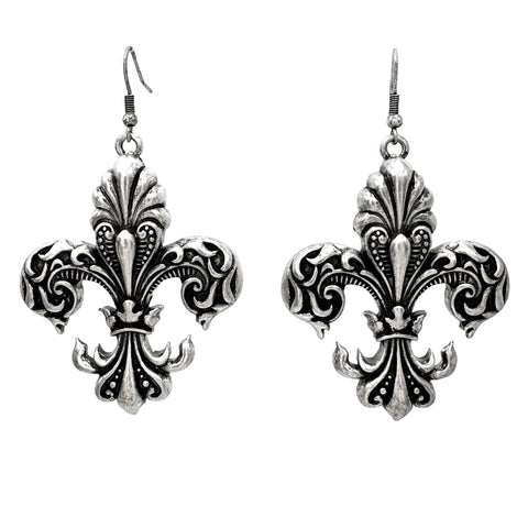 Filigree Fleur De Lis Earrings