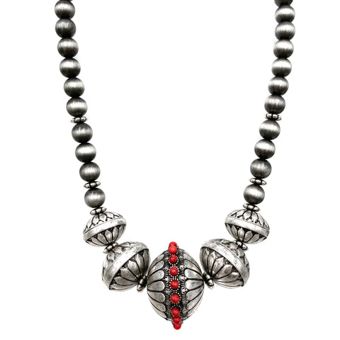 Navajo Beads Chunky Necklace