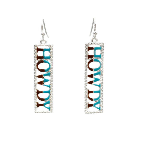 Howdy Bar Chic Necklace Earrings Set