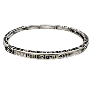 Philippians 4:13 Stretchable Bracelet