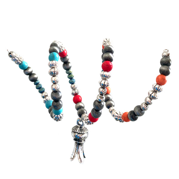 Navajo Beads Southwestern Wrap Bracelet