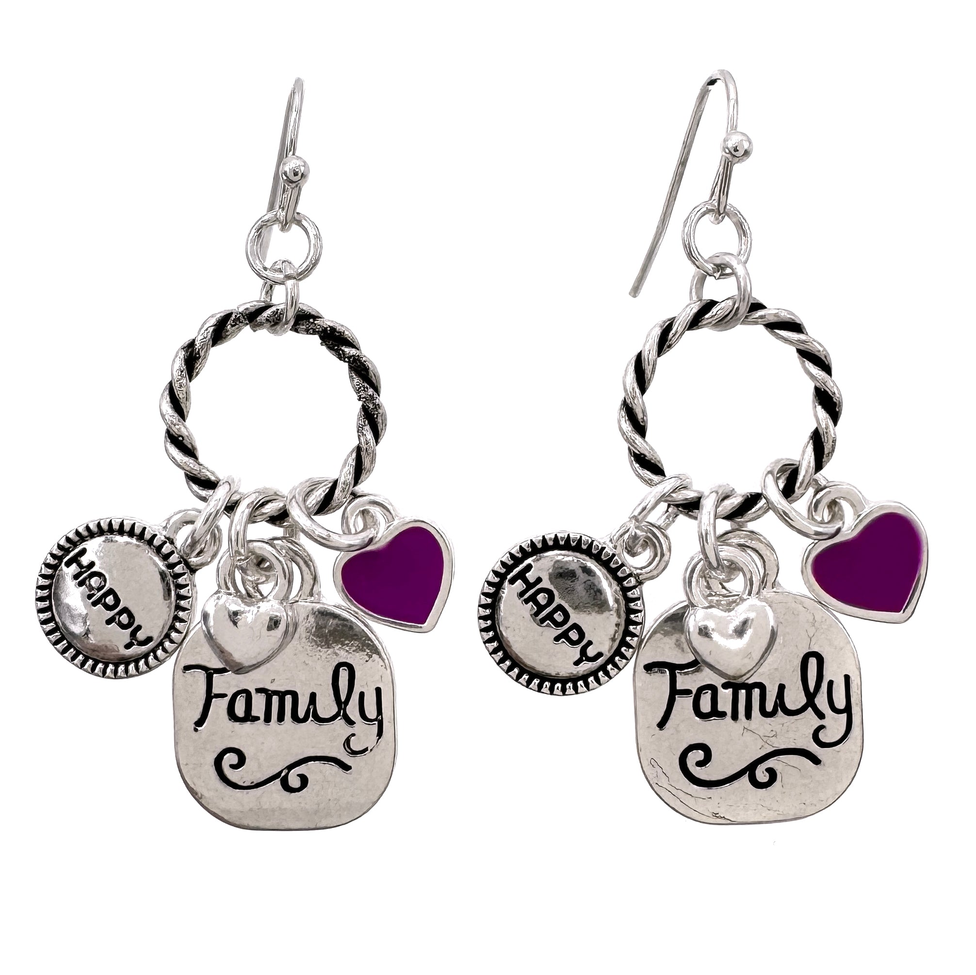 Happy Family Charms Earrings