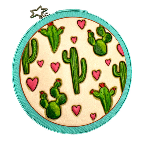 Cactus and Hearts Jewelry Box