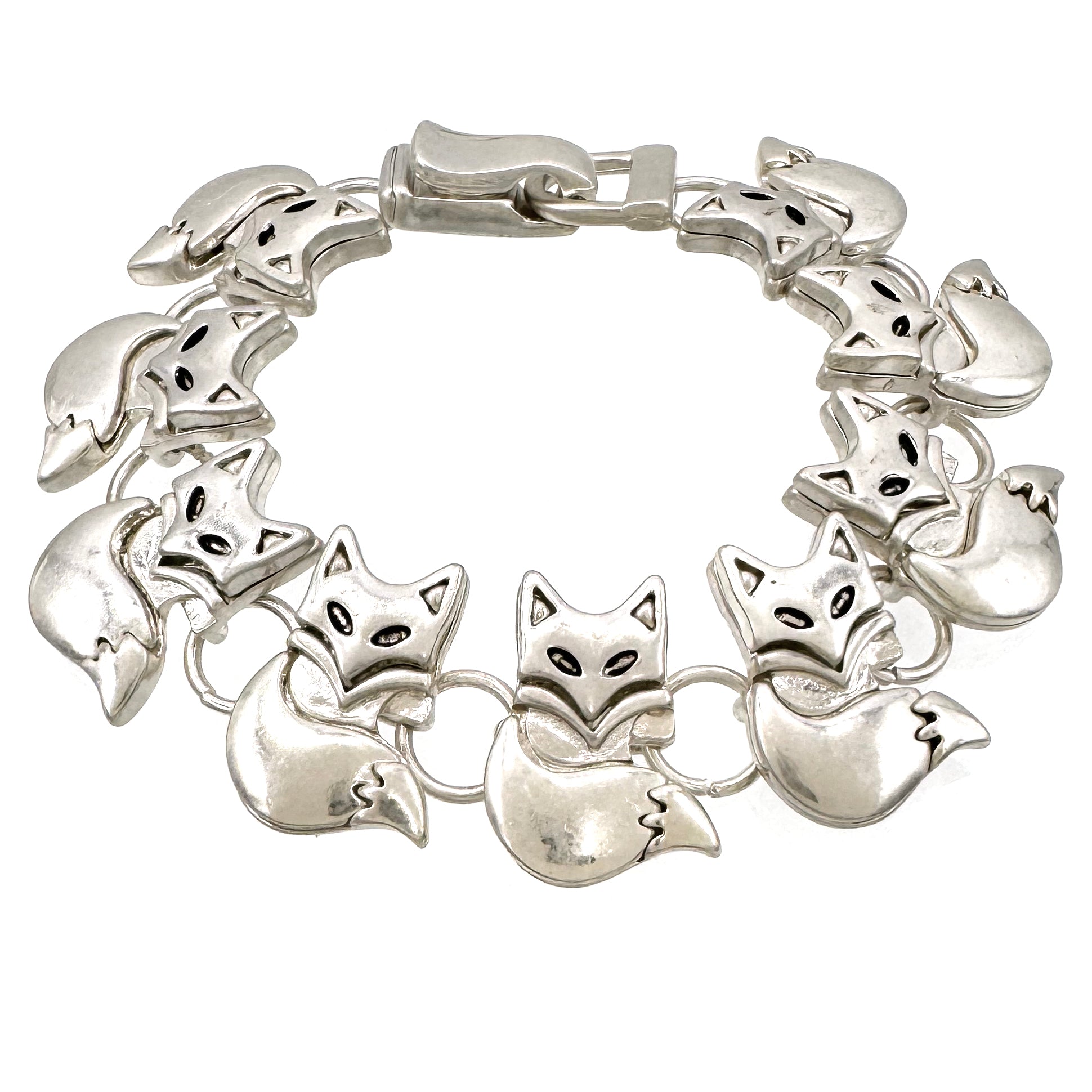 Silver Fox Chain Bracelet