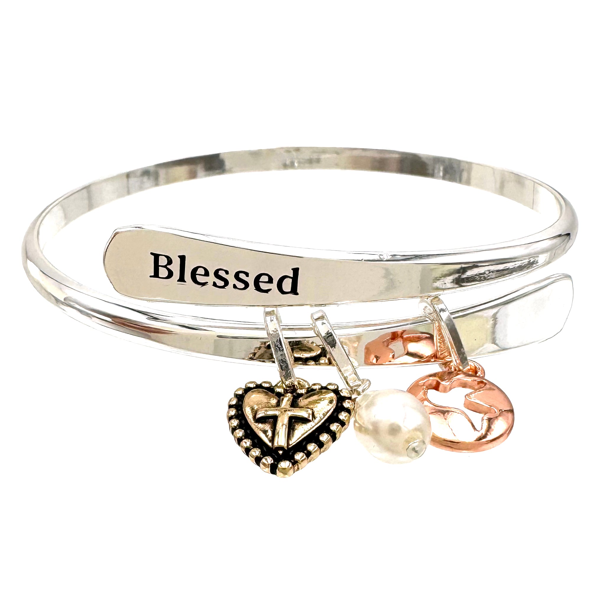 Blessed Charms Bangle Bracelet