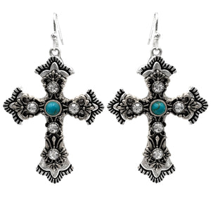 Roman Cross Earrings