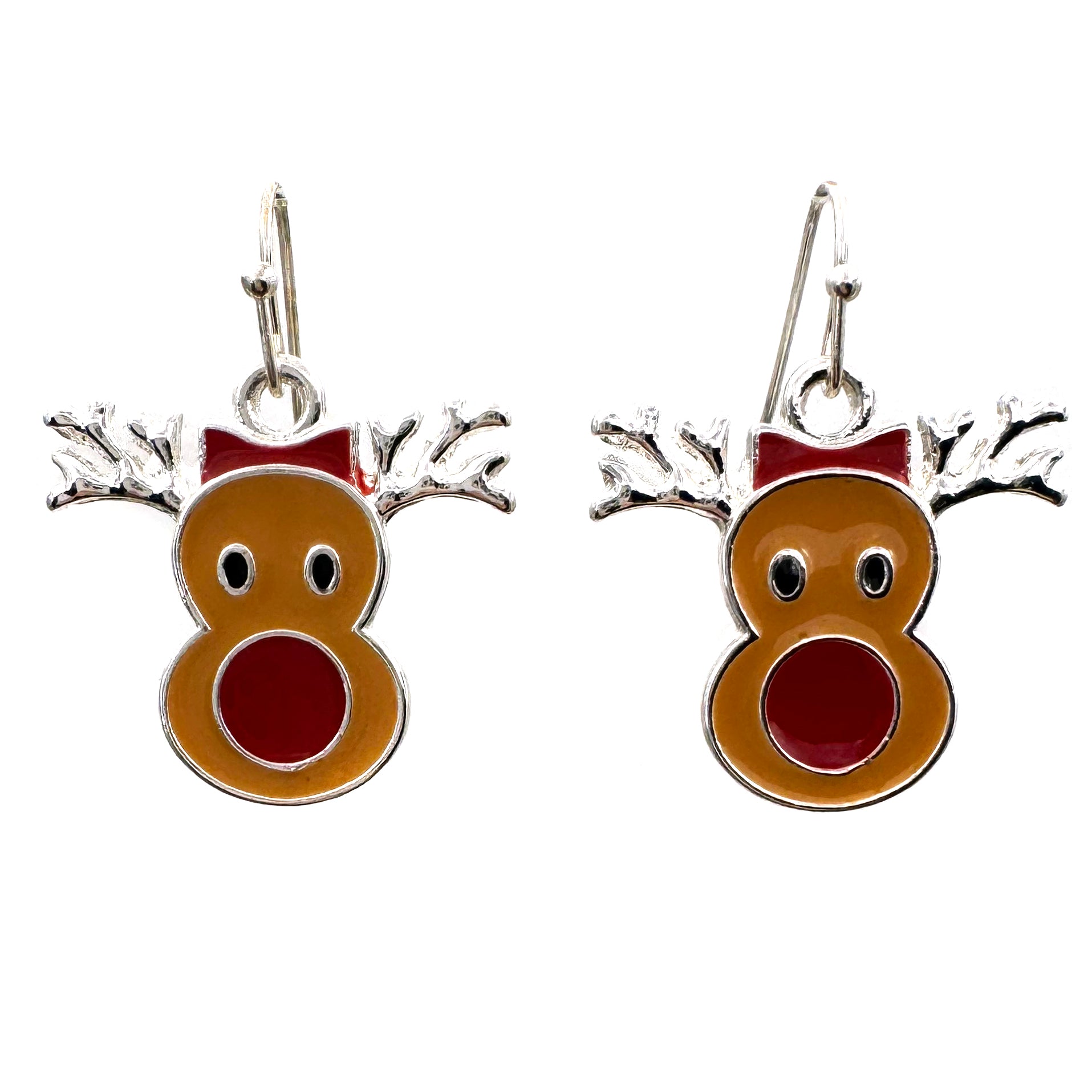 Cute Reindeer Metal Earrings