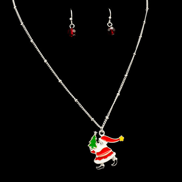 Christmas Santa Necklace