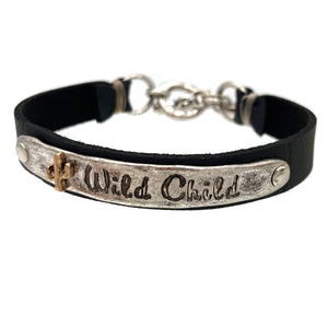 Wild Child Cactus Western Leather Bracelet