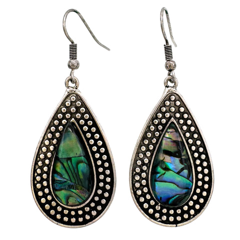 Abalone Teardrop Earrings