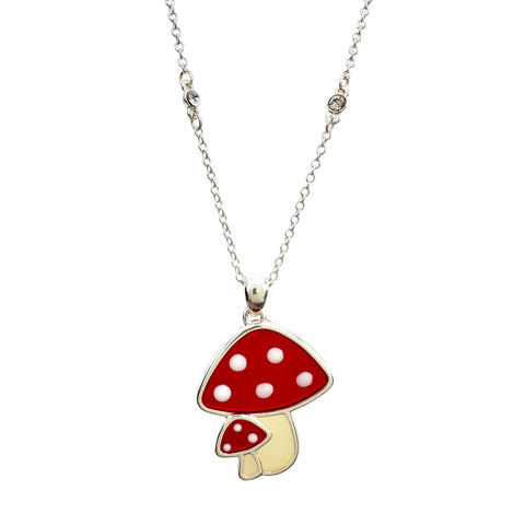 Red Mushroom Necklace