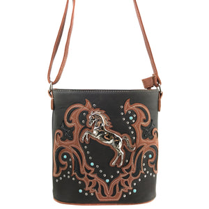 Metal Horse Women's Crossbody Western Messenger Purse