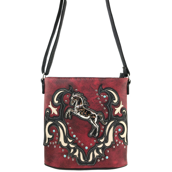 Metal Horse Women's Crossbody Western Messenger Purse