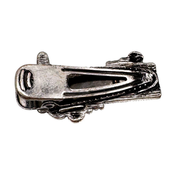 Checkered Print Western Native Thunderbird Small Hair Clip