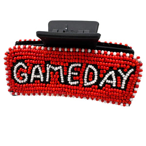 Its Gameday Beaded Hair Claw