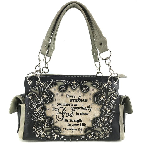 Bible Verse 2 Corinthians Western Women's Handbag Purse