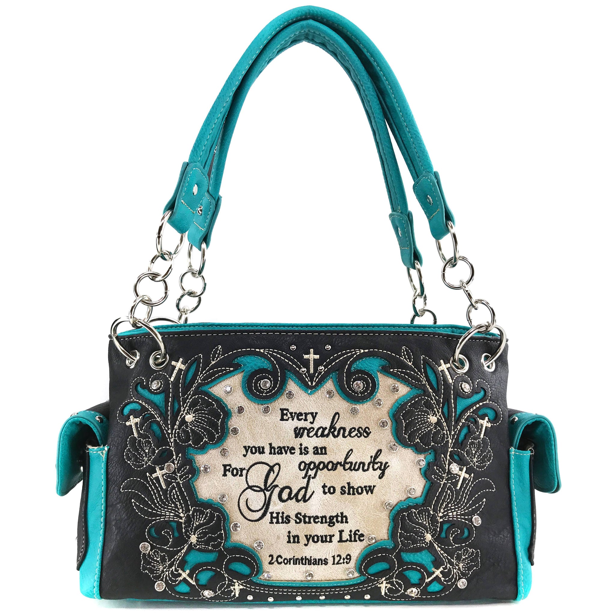 Bible Verse 2 Corinthians Western Women's Handbag Purse